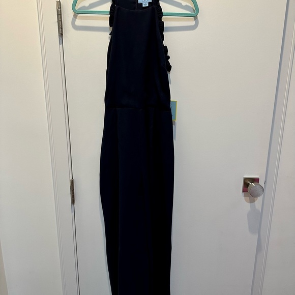 NWT Cece Navy wide leg jumpsuit - Picture 2 of 5
